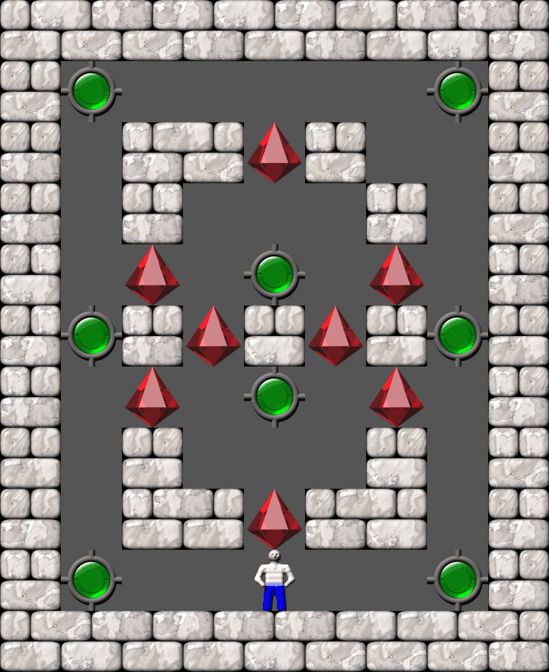 Sokoban Mass Remodel level 1329